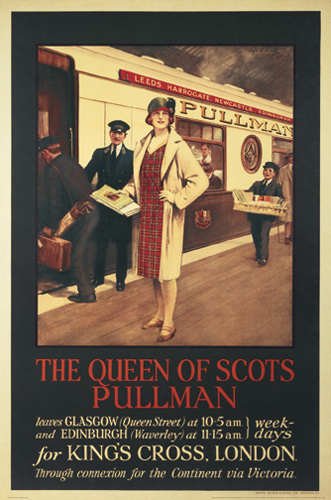 THE QUEEN OF SCOTS PULLMAN leaves GLASGOW (Queen Street) at 10:05am and